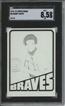 1972 Topps #8 Randy Smith 9 card progressive proof.